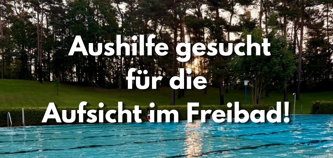 Bademeister gesucht