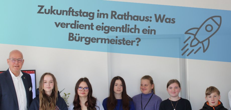 Zukunftstag im Rathaus: Was verdient eigentlich ein Bürgermeister? | gv