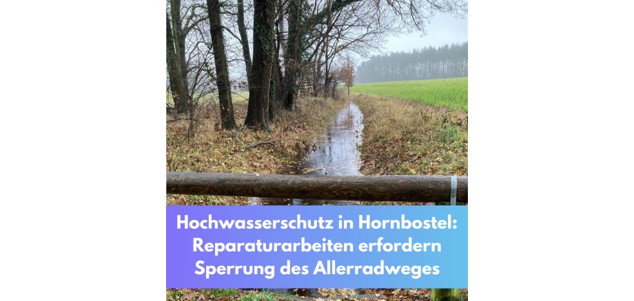 Sperrung Allerradweg - 1