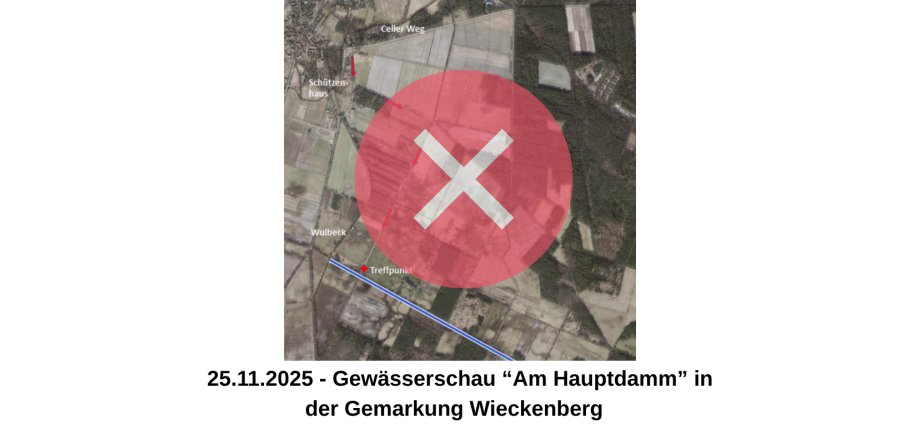 Gewässerschau - Graben am Hauptdamm - 1 Gewässerschau - Graben am Hauptdamm - 1
