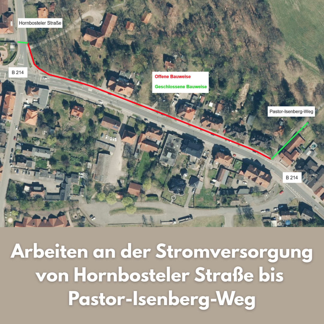 Stromversorgung Hornbosteler STr. - 1 Stromversorgung Hornbosteler STr. - 1