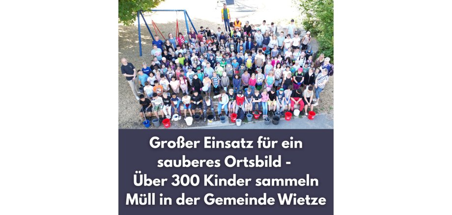 Über 300 Kinder sammeln Müll in der Gemeinde - 1
