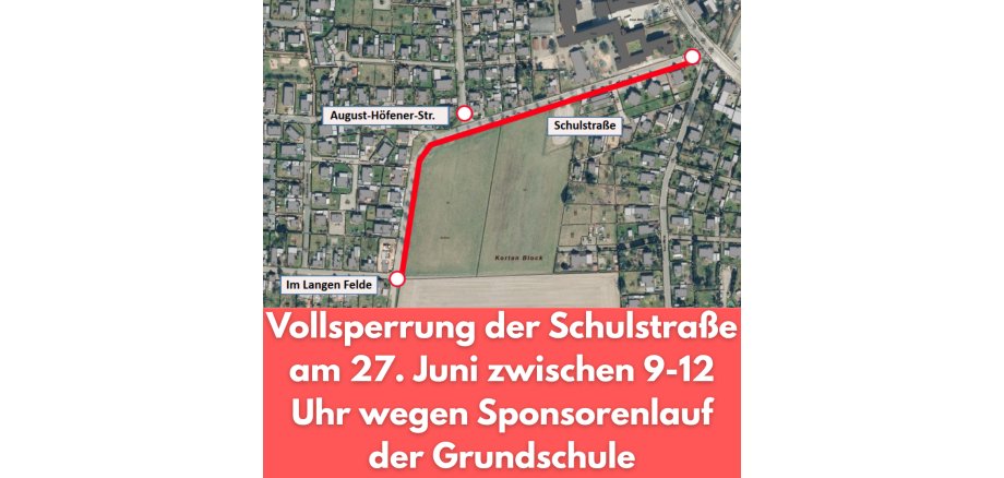 Sperrung Schulstraße - 1