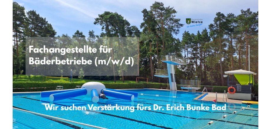 Fachangestellte für Bäderbetriebe (m/w/d) - 1 Bademeister gesucht