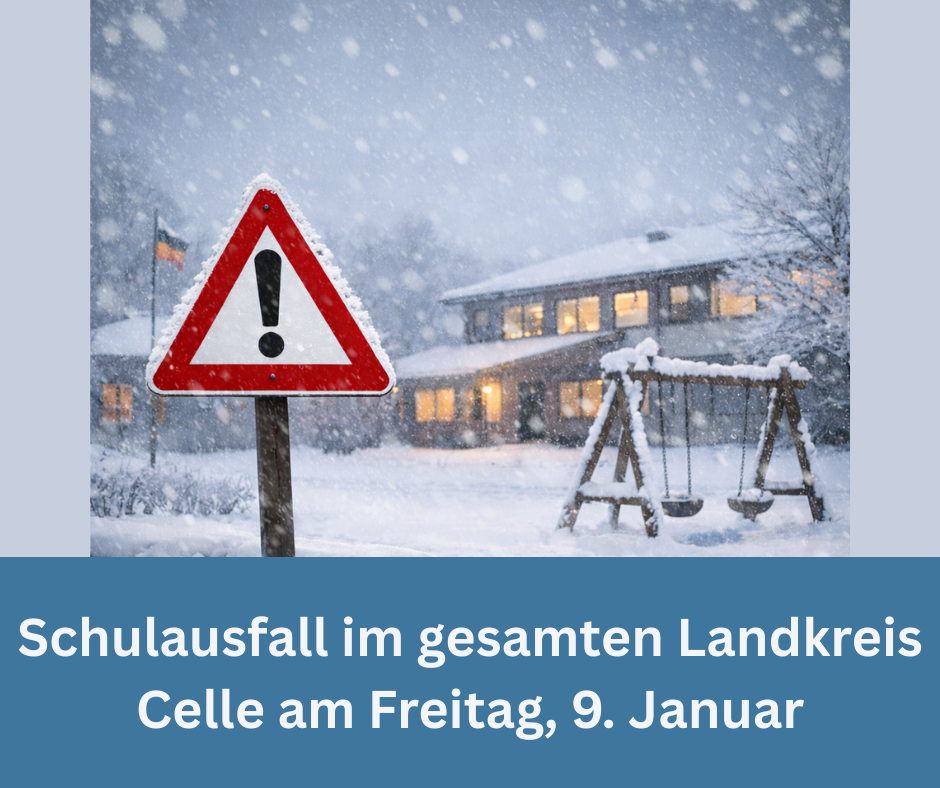 Schulausfall im gesamten Landkreis Celle am Freitag, 9. Januar - 1