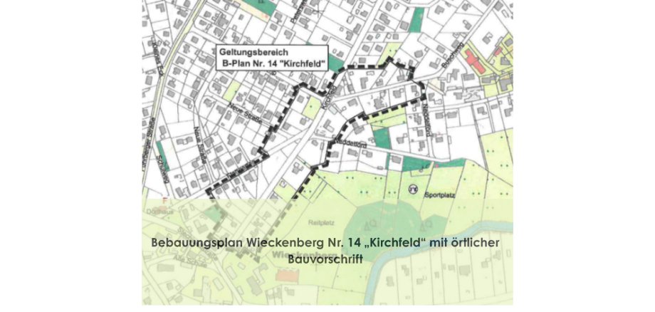 Bebauungsplan Wieckenberg Nr.14 Kirchfeld - 1